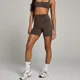 MP 여성용 스튜디오 폴드 오버 쇼츠 - 초콜릿
