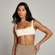 MP 여성용 스튜디오 오픈 백 스포츠 브라 - 소프트 크림
