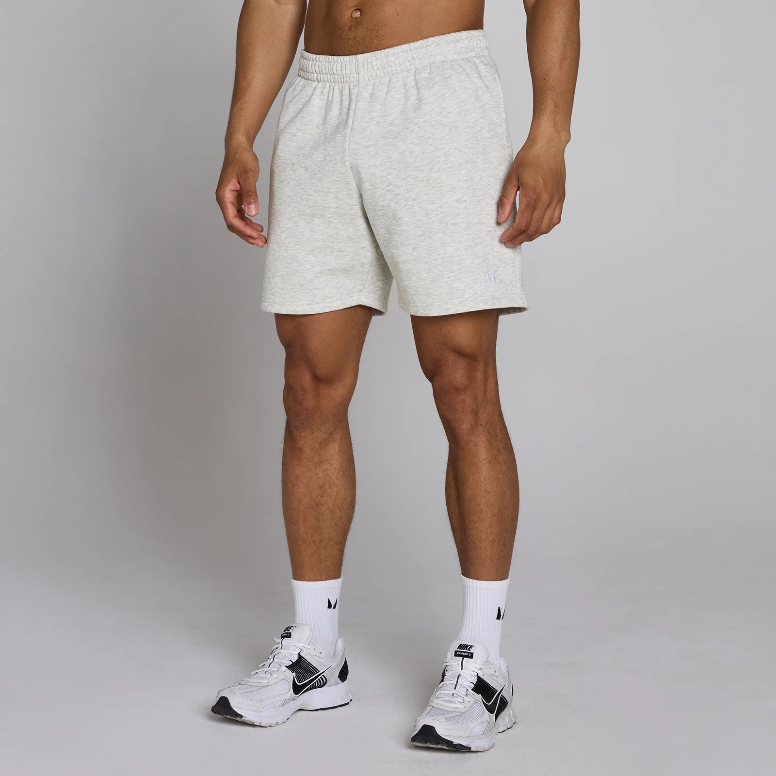 MP Men's Rest Day 7" Sweat Short - Light Grey Marl - XS 이미지 1